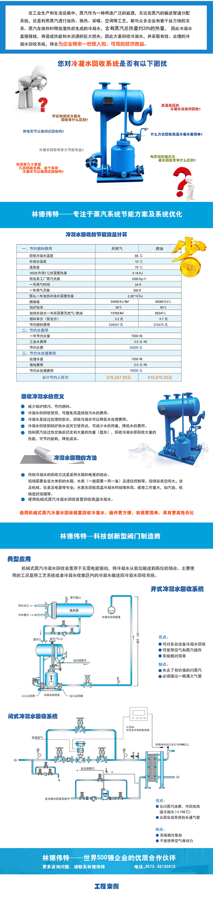 林德偉特 機(jī)械式蒸汽冷凝水回收裝置